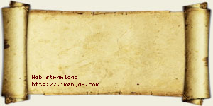 Lena Jakišić vizit kartica